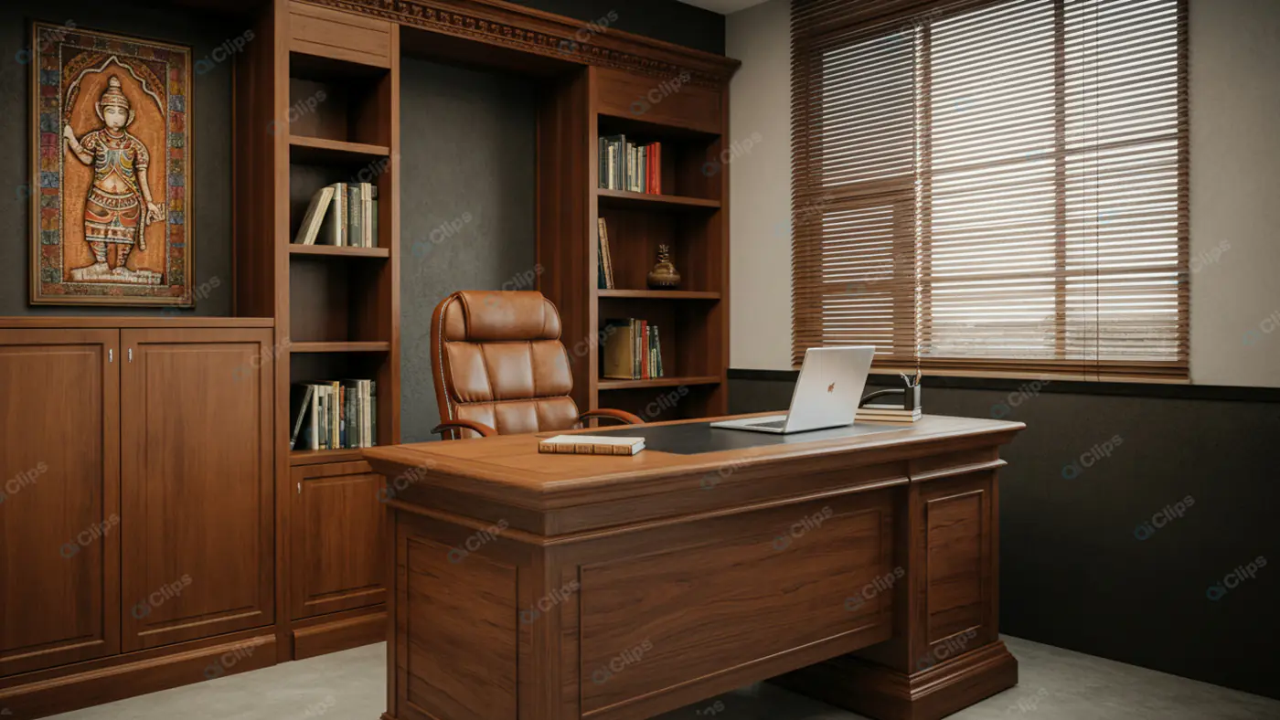 Elegant Executive Office Interior