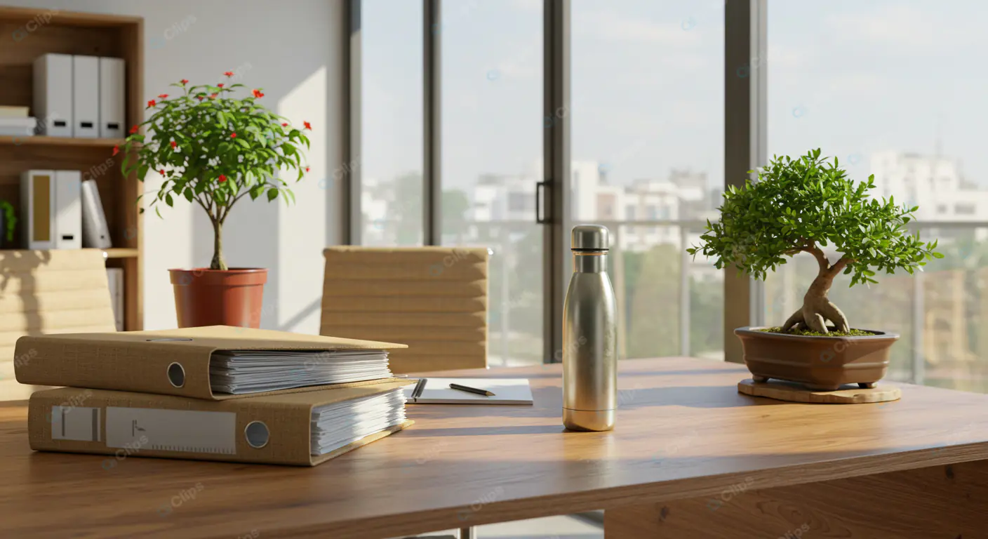 Urban Workspace with Greenery