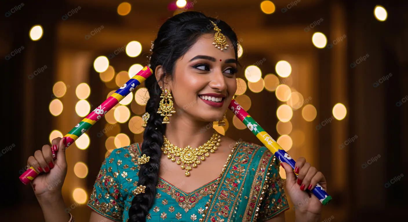 Radiant Indian Bride in Traditional Attire