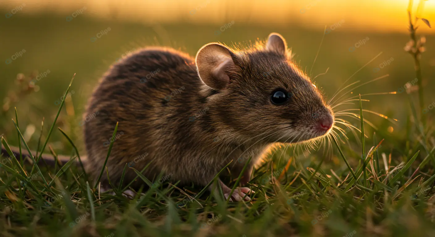 Golden Hour Field Mouse