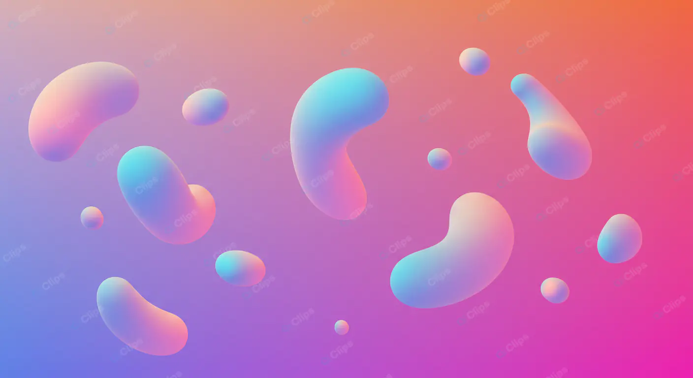 Pastel Fluid Shapes