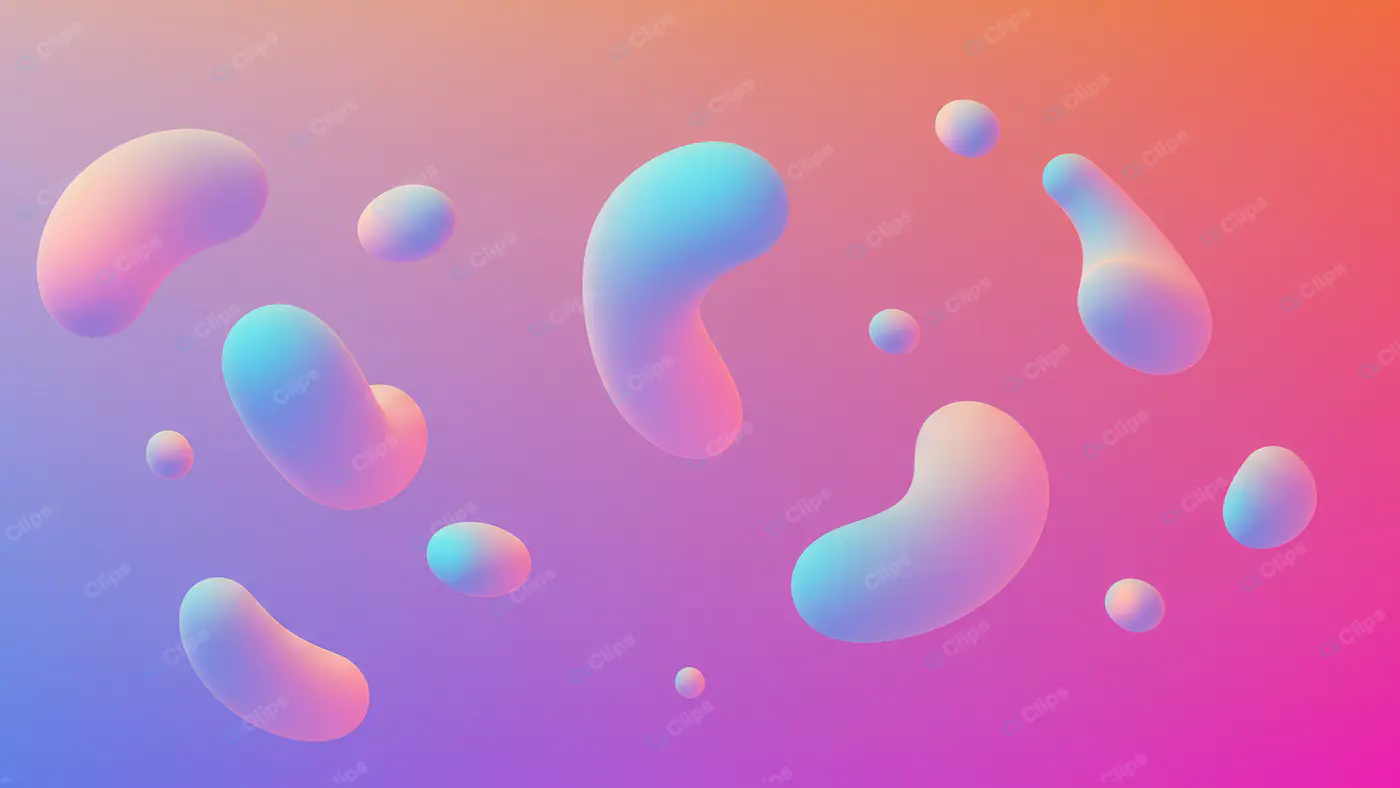 Pastel Fluid Shapes
