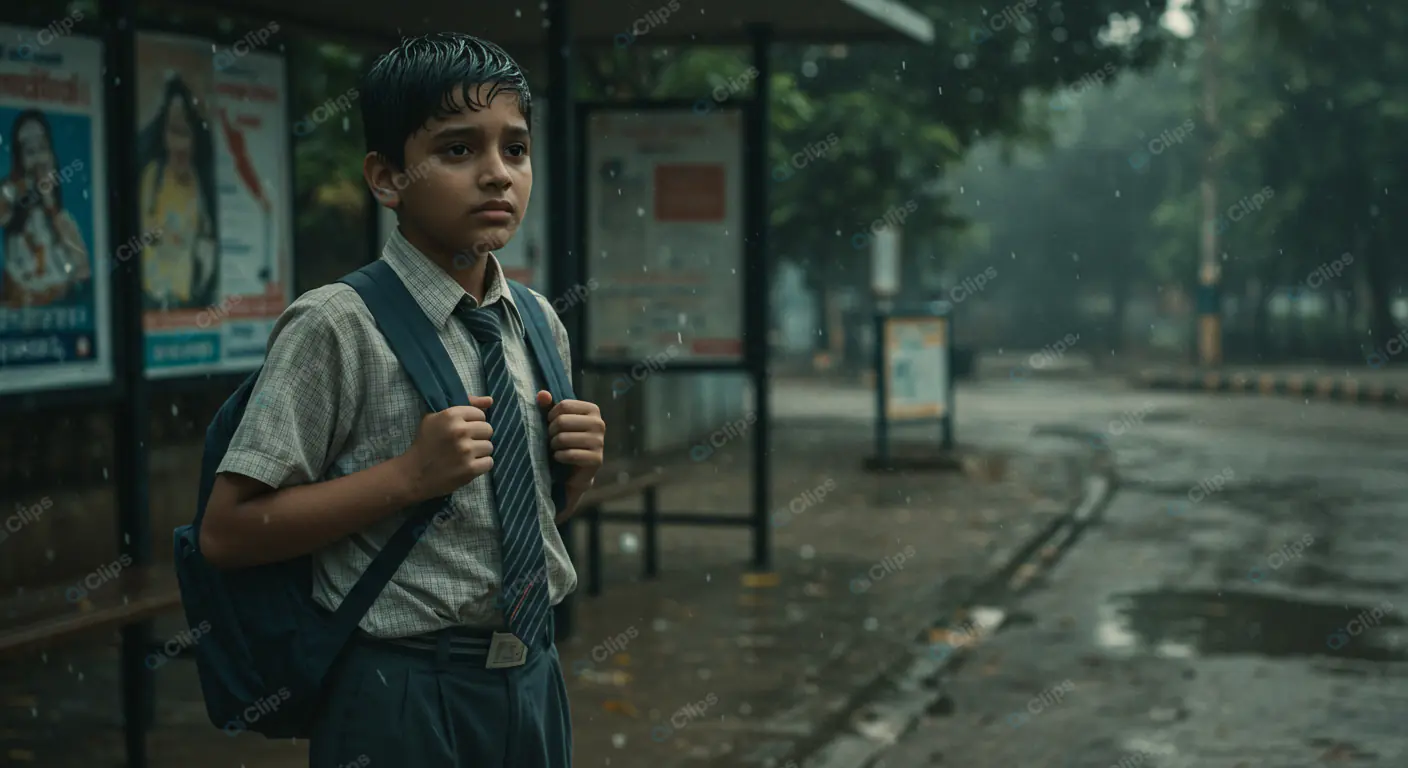 Monsoon Journey: Schoolboy's Resolve