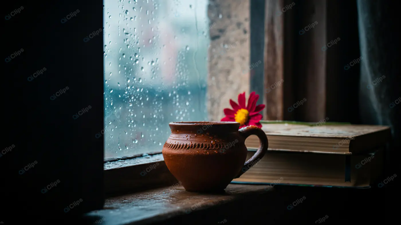 Rainy Day Window Still Life