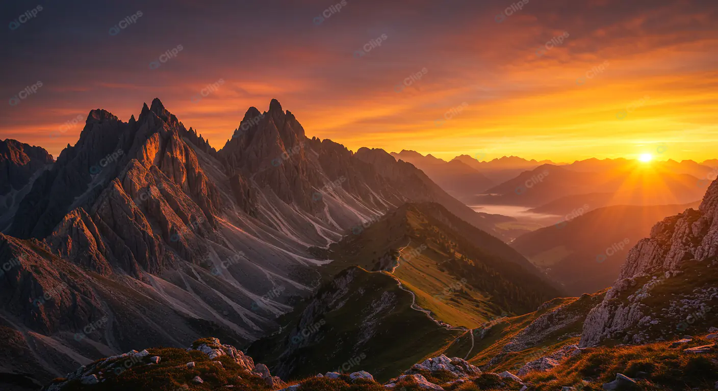 Alpine Majesty at Dawn
