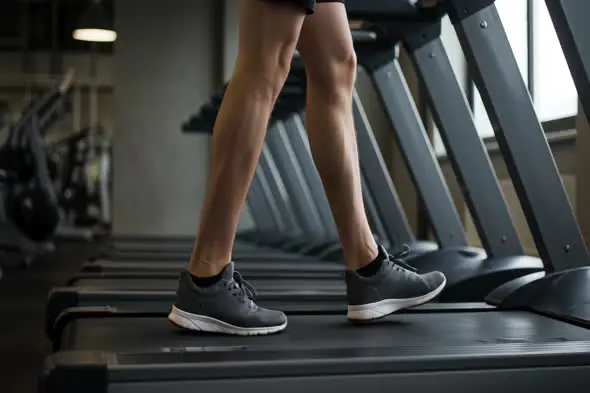 Treadmill Workout Close-up