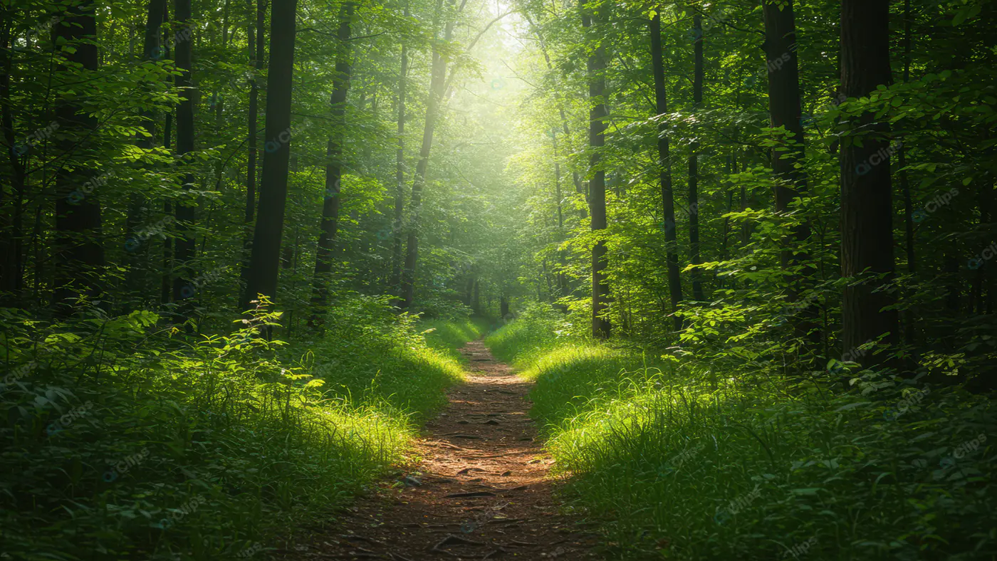 Ethereal Forest Path
