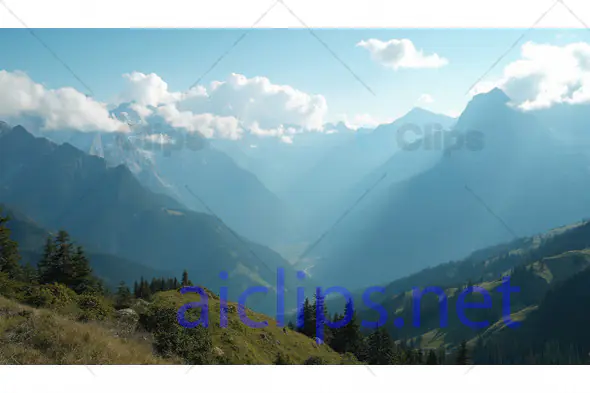 Scenic Mountain Valley Landscape