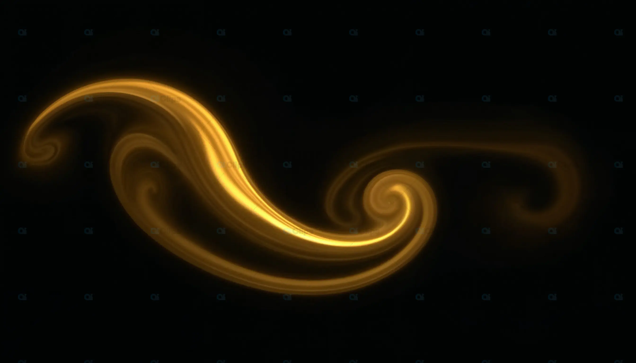 Golden Light Swirl