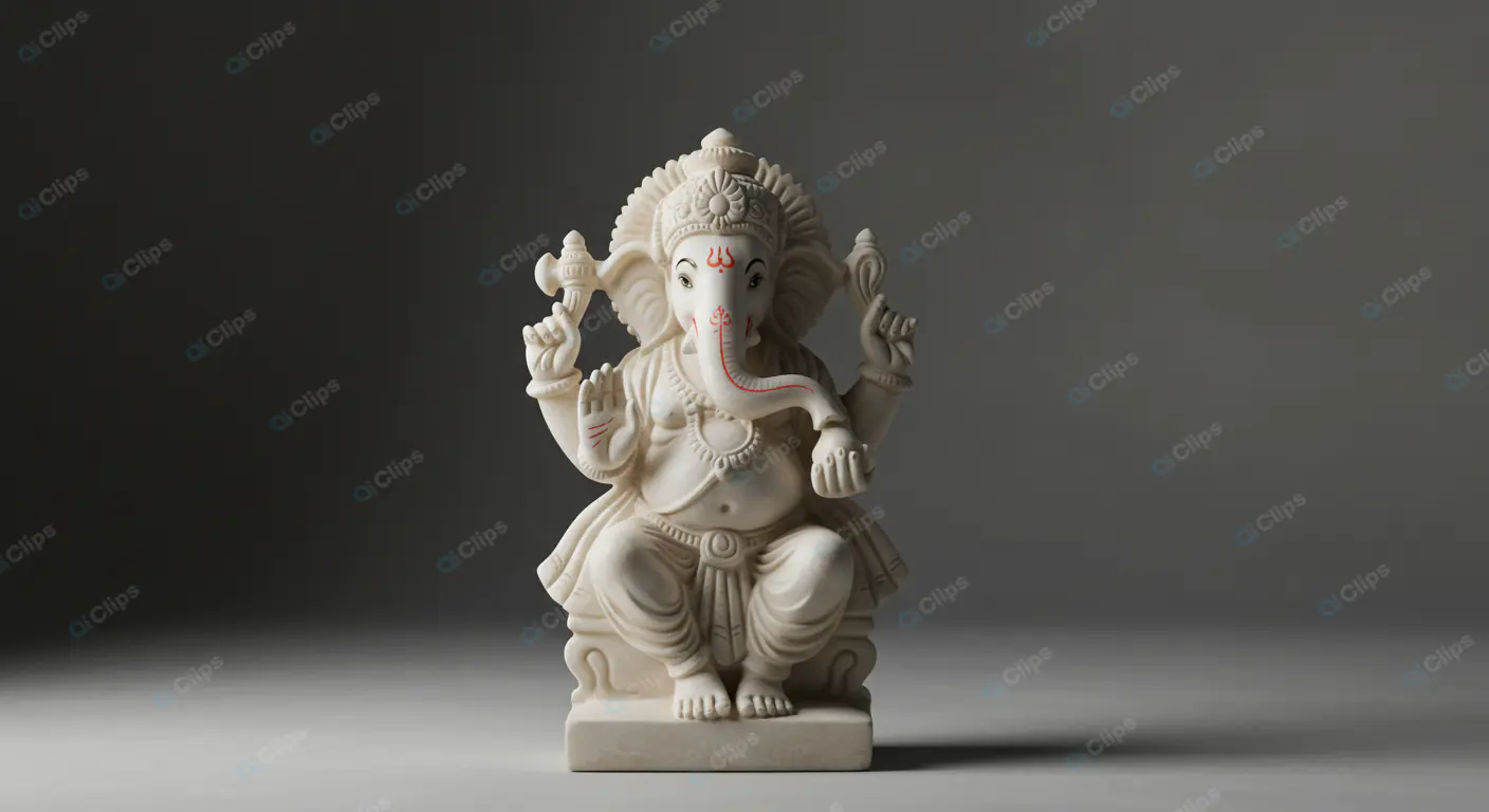 Ivory Ganesha Statue