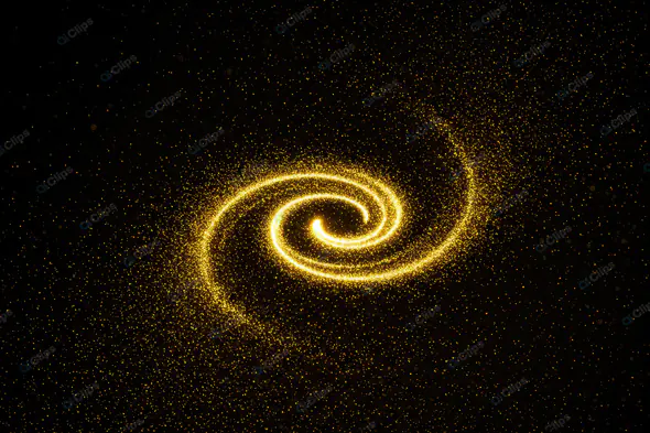 Luminous Golden Spiral