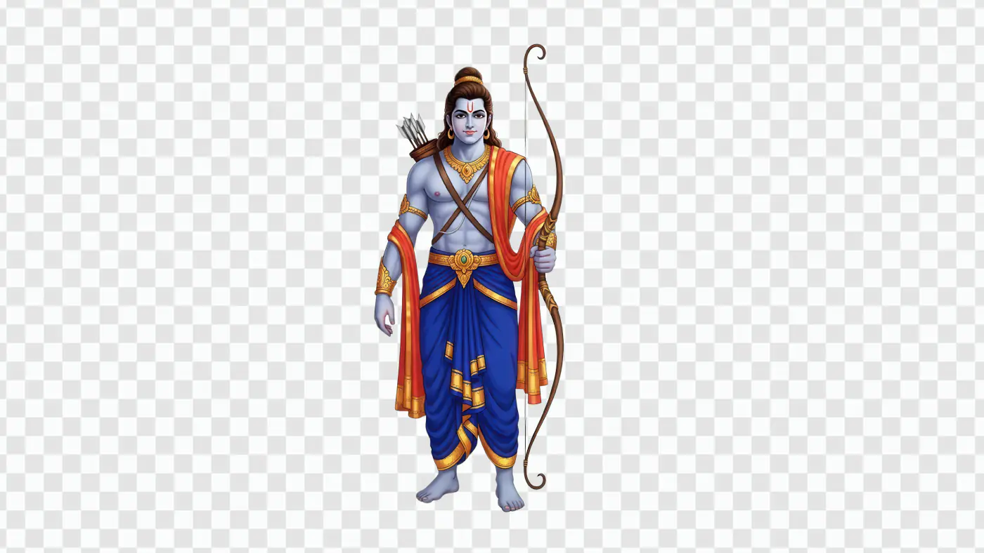 Shri Ram  Divine Archer PNG
