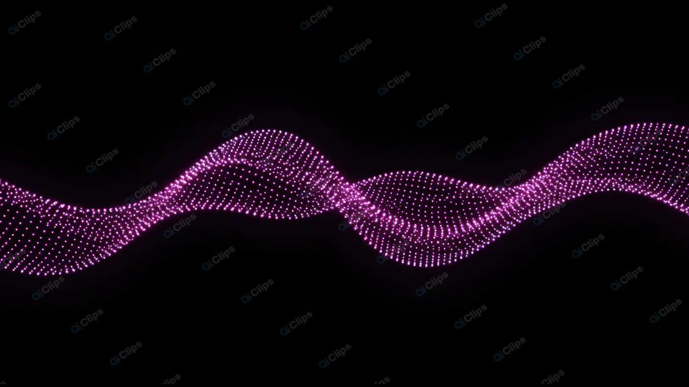 Magenta Particle Wave