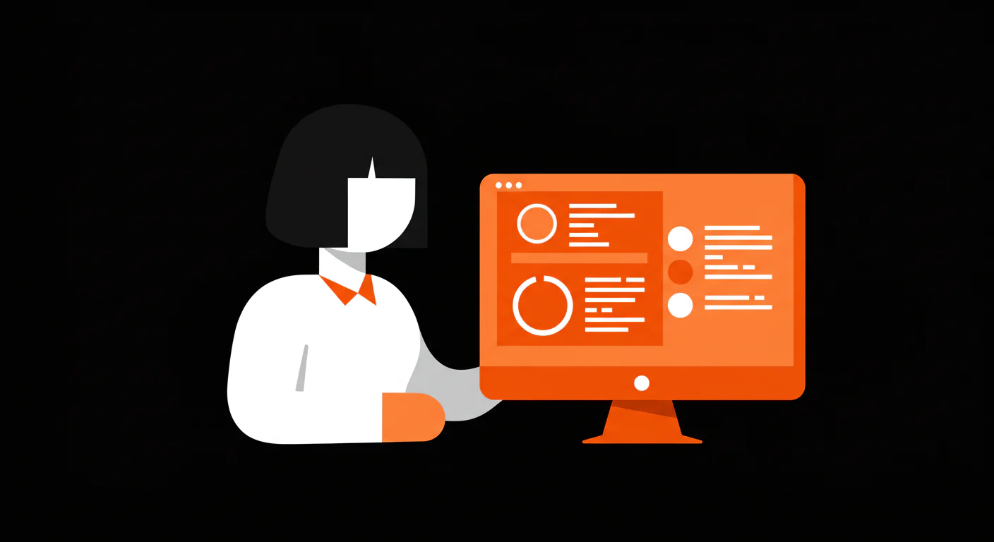 Data Analyst Workflow Vector