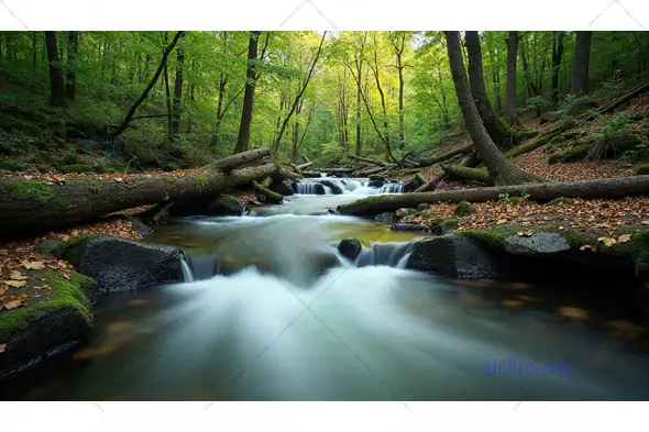 Flowing Forest Stream