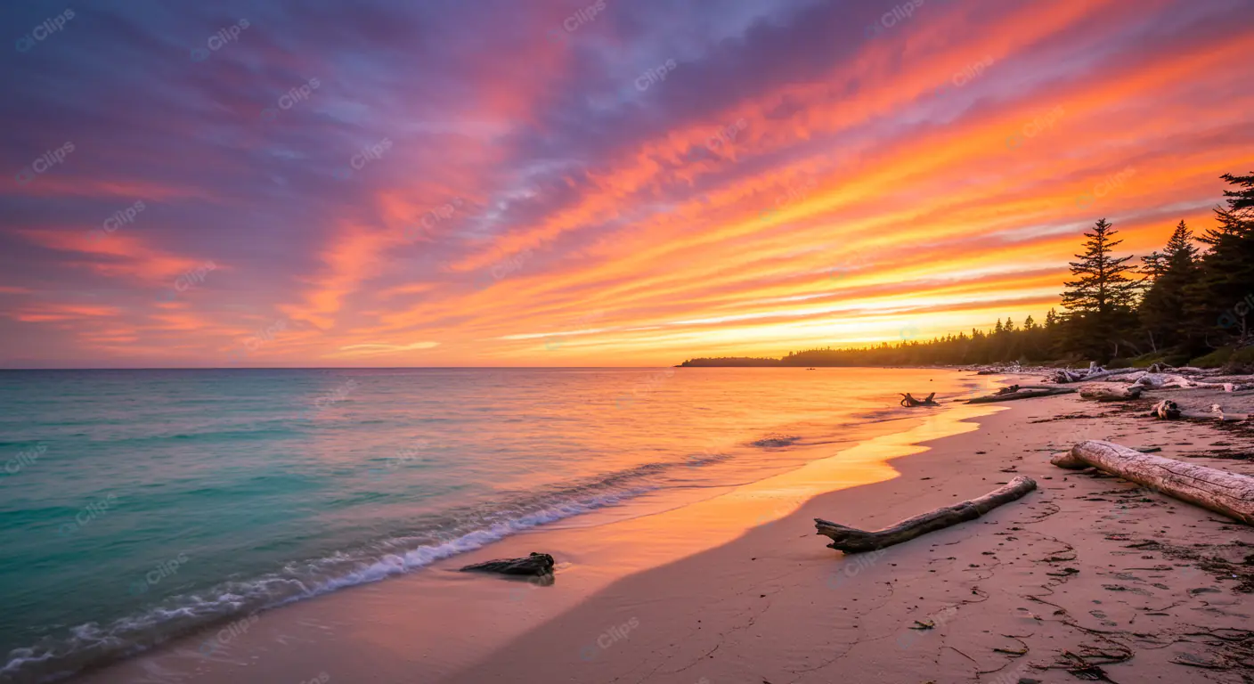 Radiant Coastal Twilight