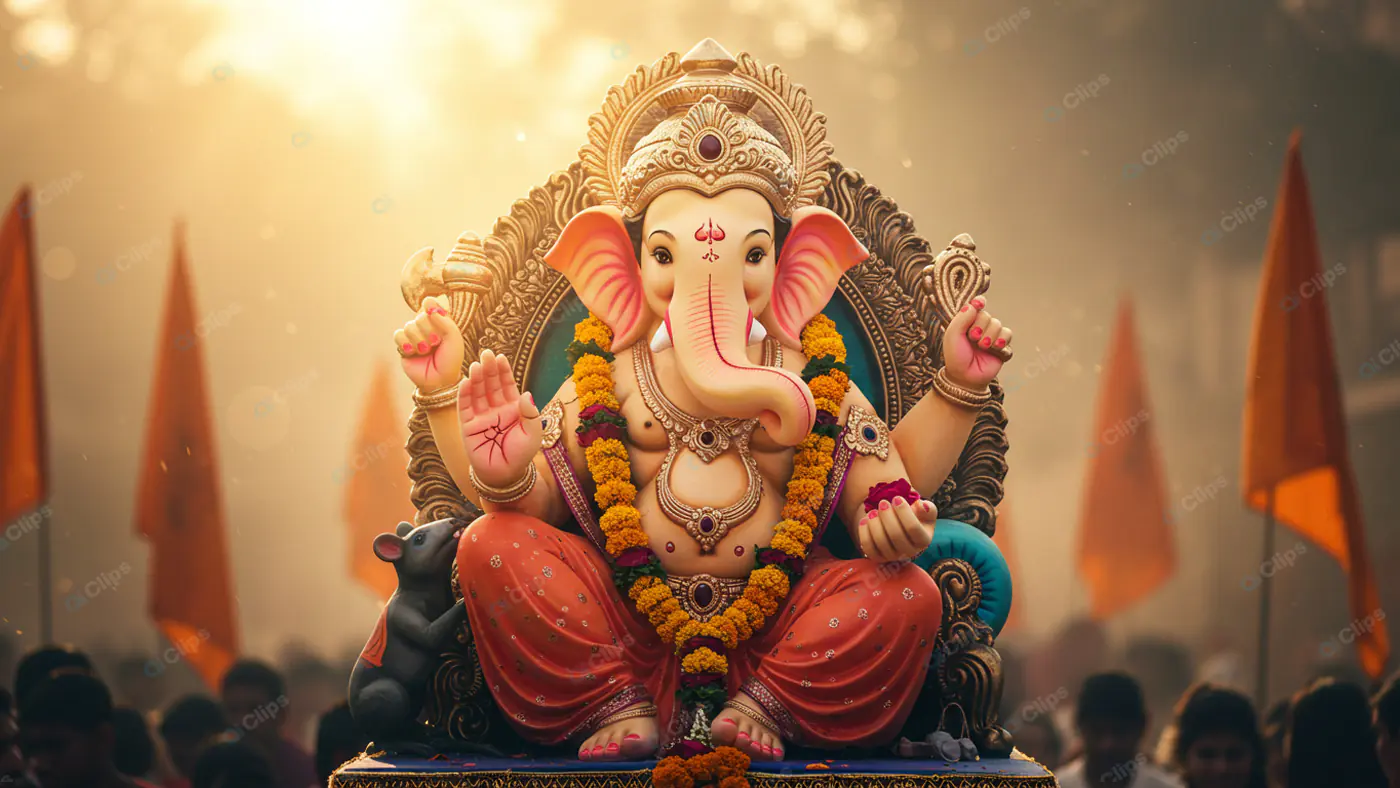 Majestic Ganesha: Festival Grandeur