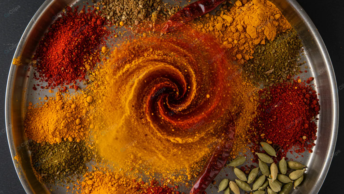 Vibrant Spice Spiral