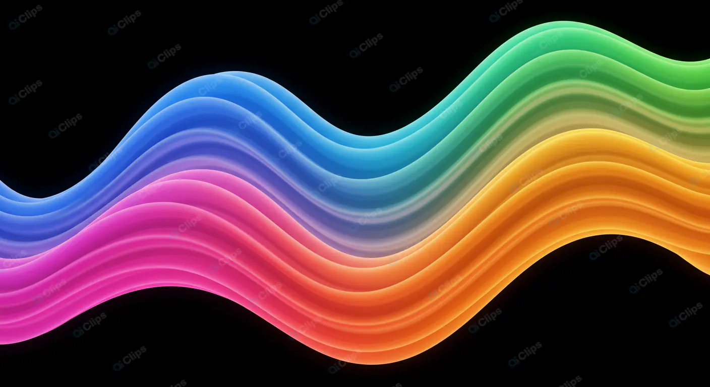 Vibrant Spectrum Wave