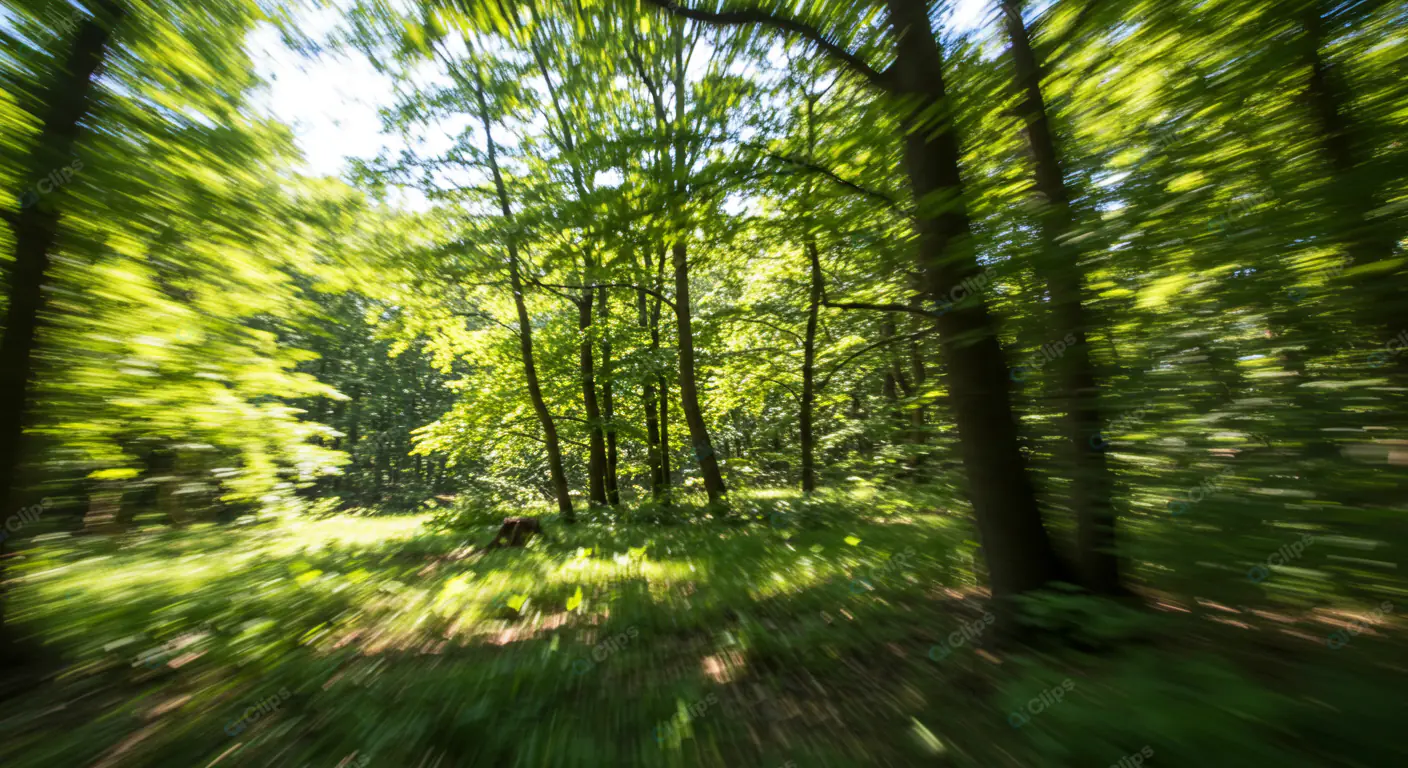 Dynamic Forest Motion Blur