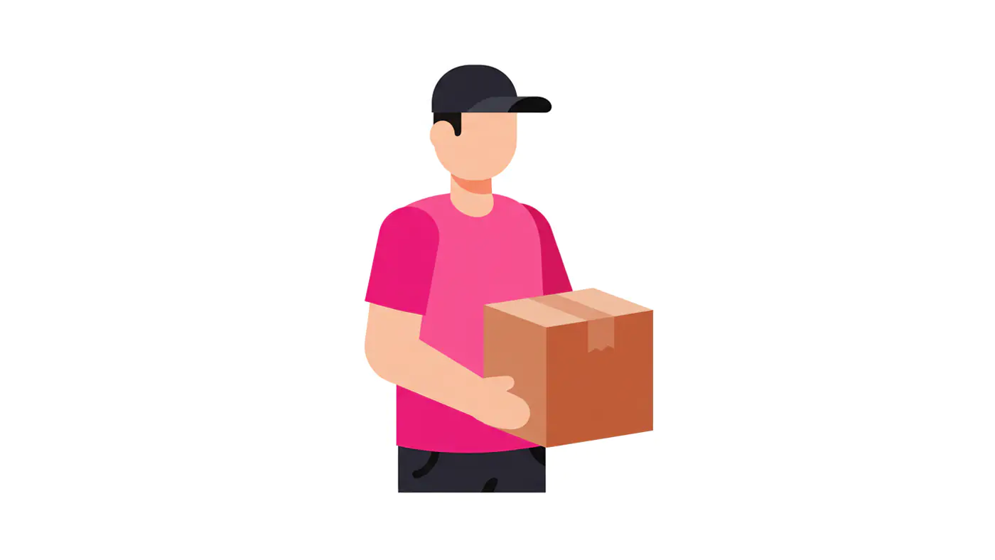 Delivery Personnel Vector Illustration