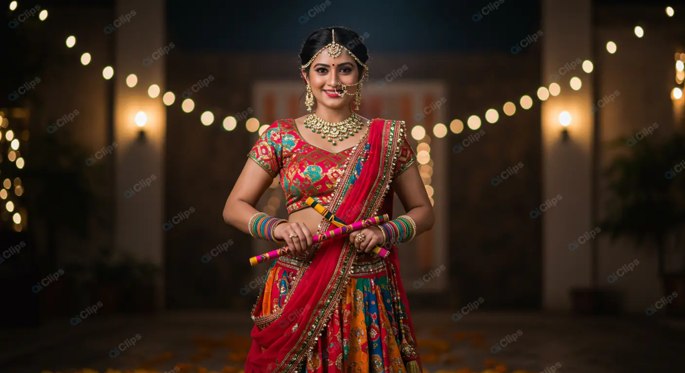 Dandiya Night: Festive Elegance