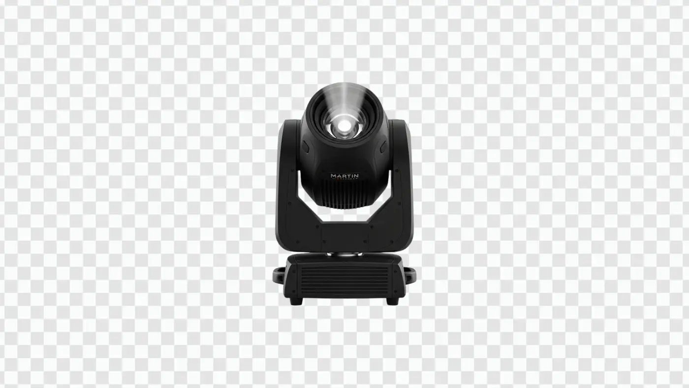 Professional Black Martin Moving Head Stage Spotlight PNG Clipart