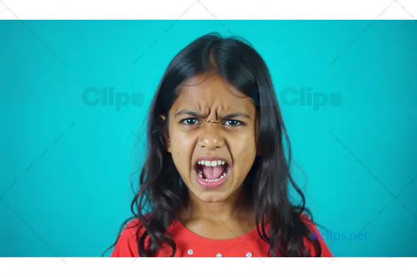 Angry Shouting Girl