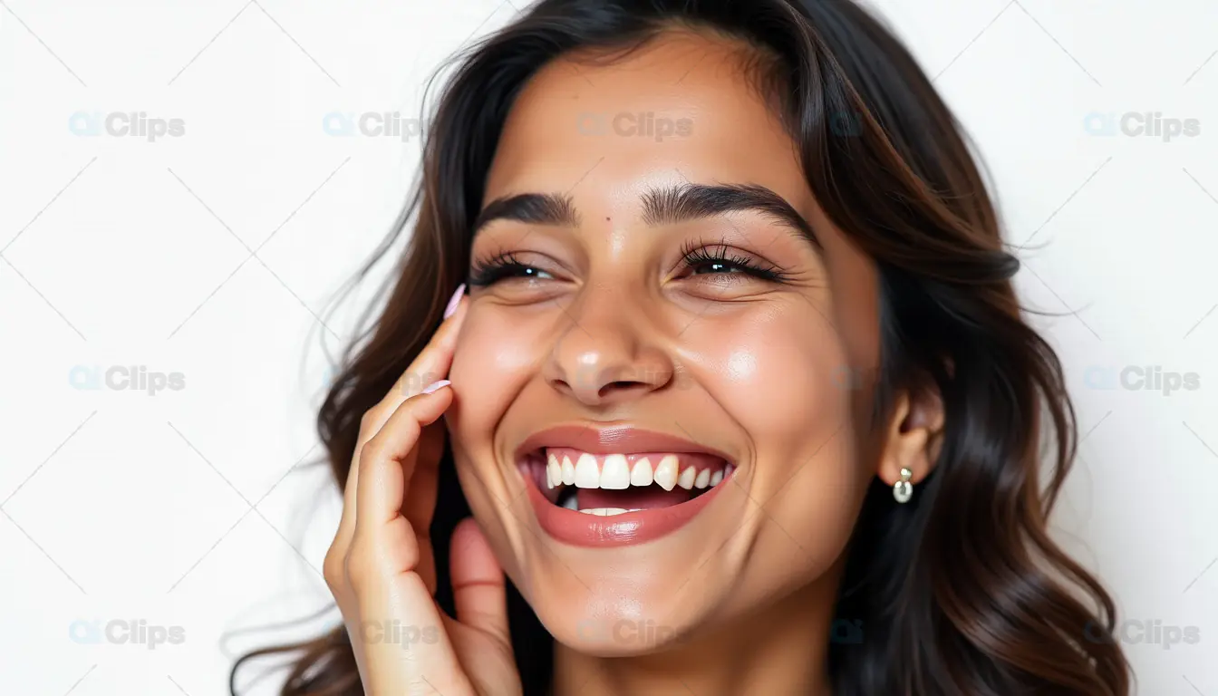 Smiling Woman Close-Up