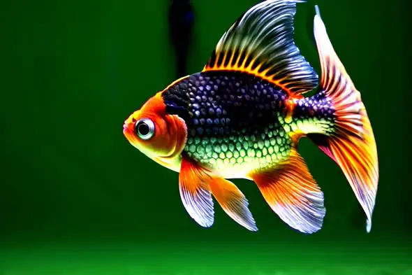 Iridescent Fantail Goldfish