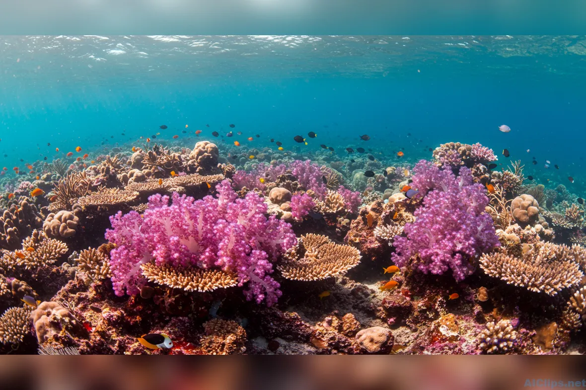 Vibrant Coral Reef Underwater Scene