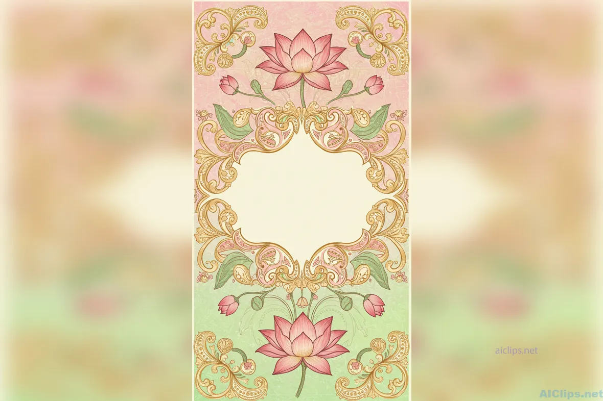 Elegant Floral Vintage Design for Professional Use