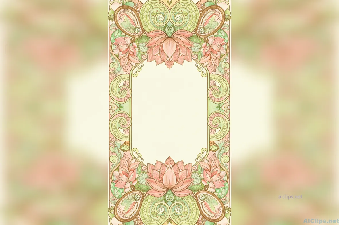 Floral Frame Design for Professional Use