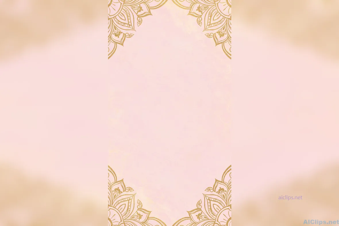Elegant Gold Mandala Background for Professional Use