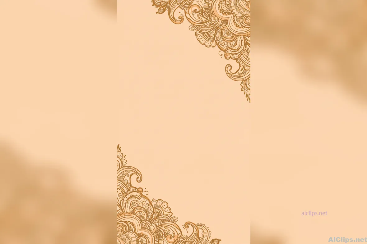Elegant Decorative Background with Floral Design