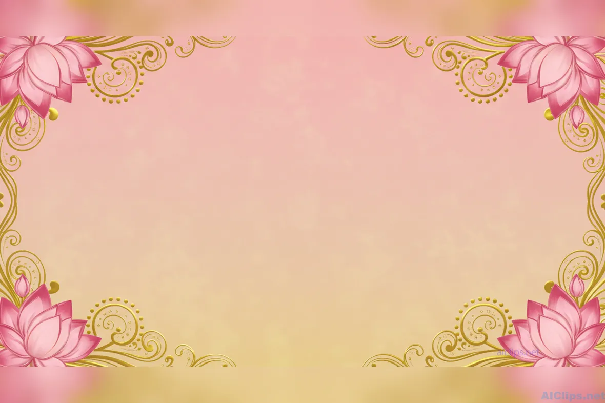 Elegant Lotus Flower Decorative Background Design
