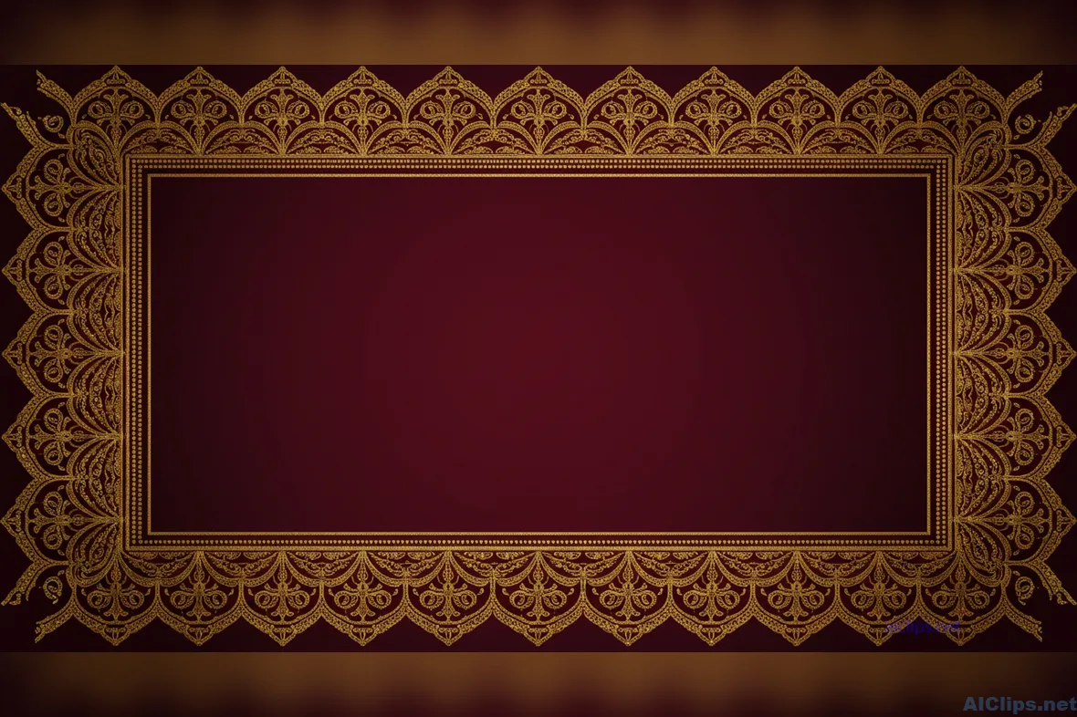 Elegant Gold-Embellished Background for Events