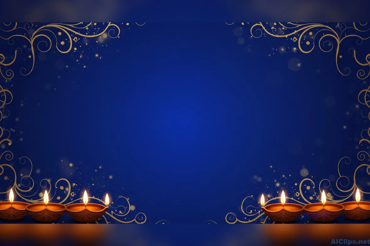 Elegant Diwali Celebration Background Design