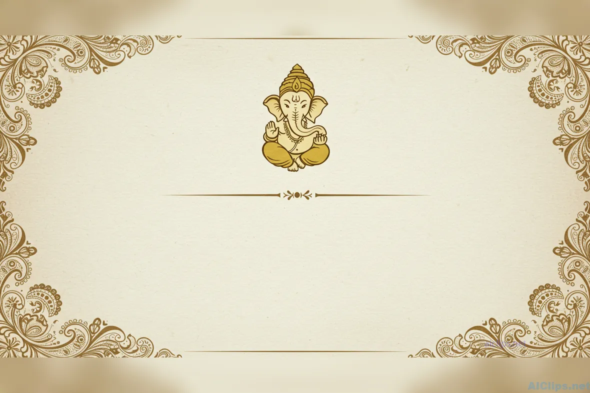 Elegant Ganesh Illustration for Cultural Events