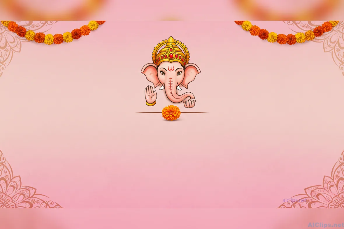 Elegant Ganesh Illustration for Festive Designs