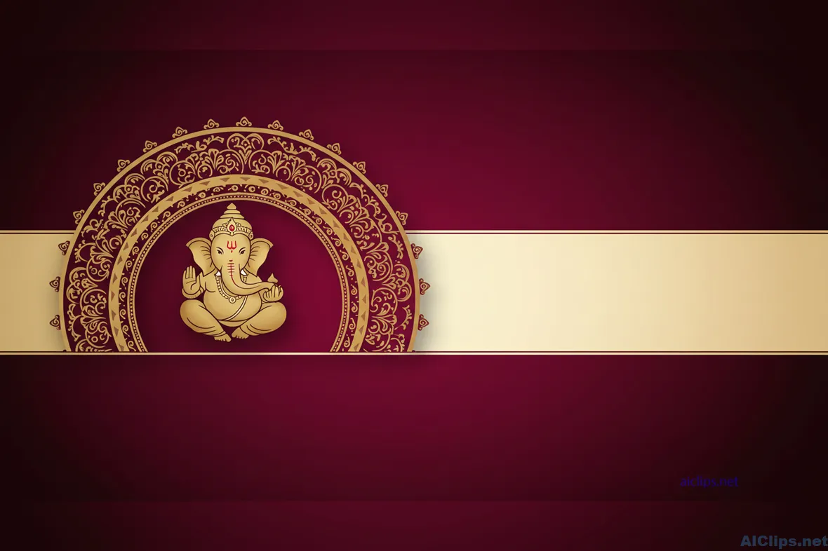 Elegant Ganesh Wallpaper for Cultural Celebrations