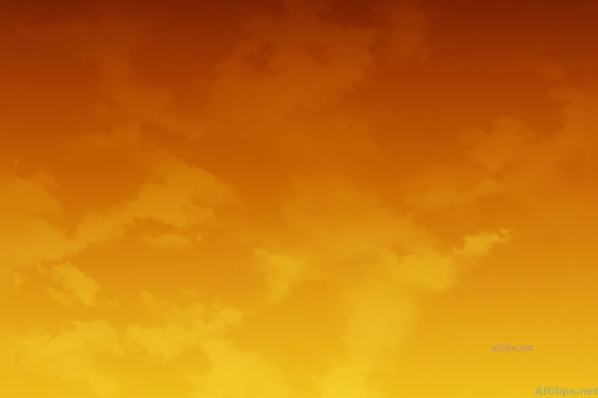 Vibrant Orange Cloud Background for Professional Use