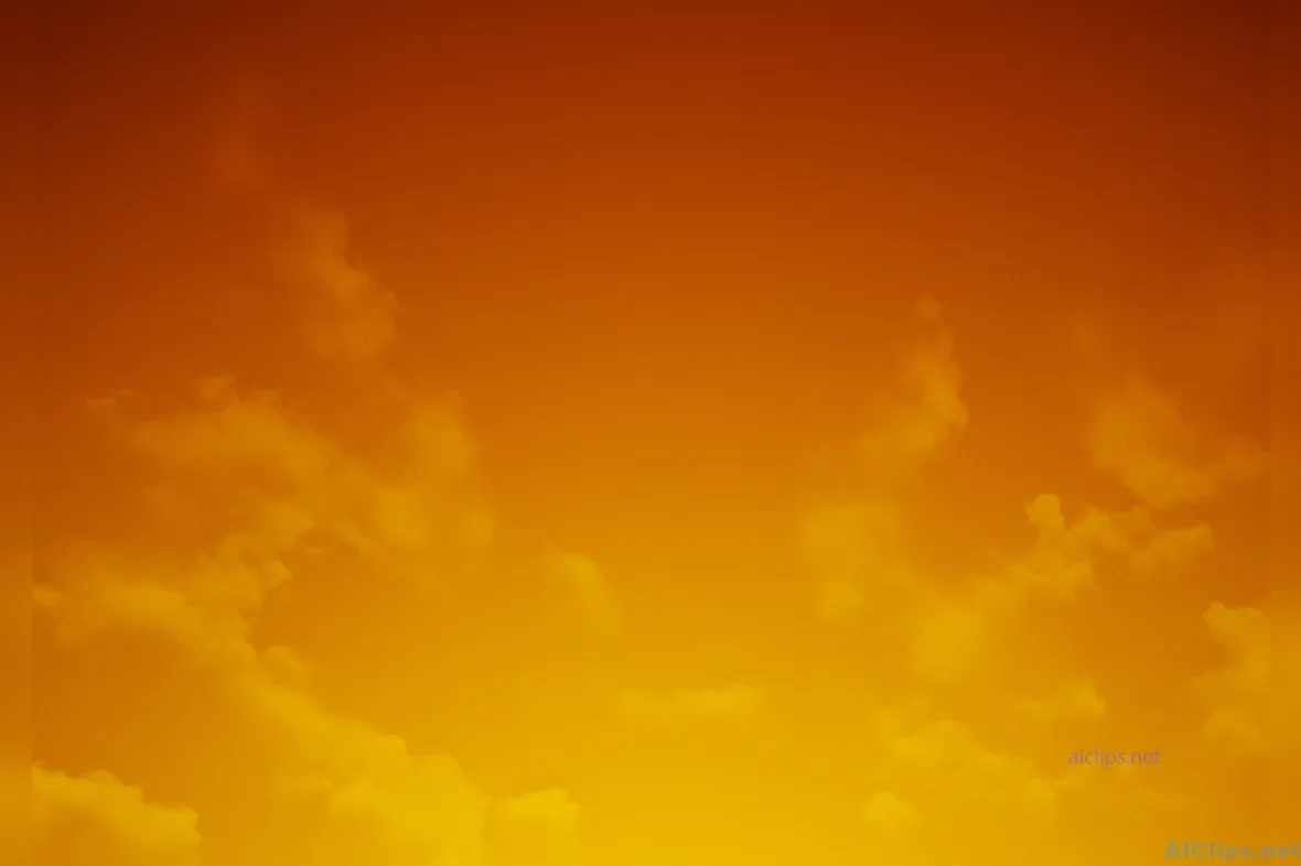Vibrant Orange Sky Background for Professional Use