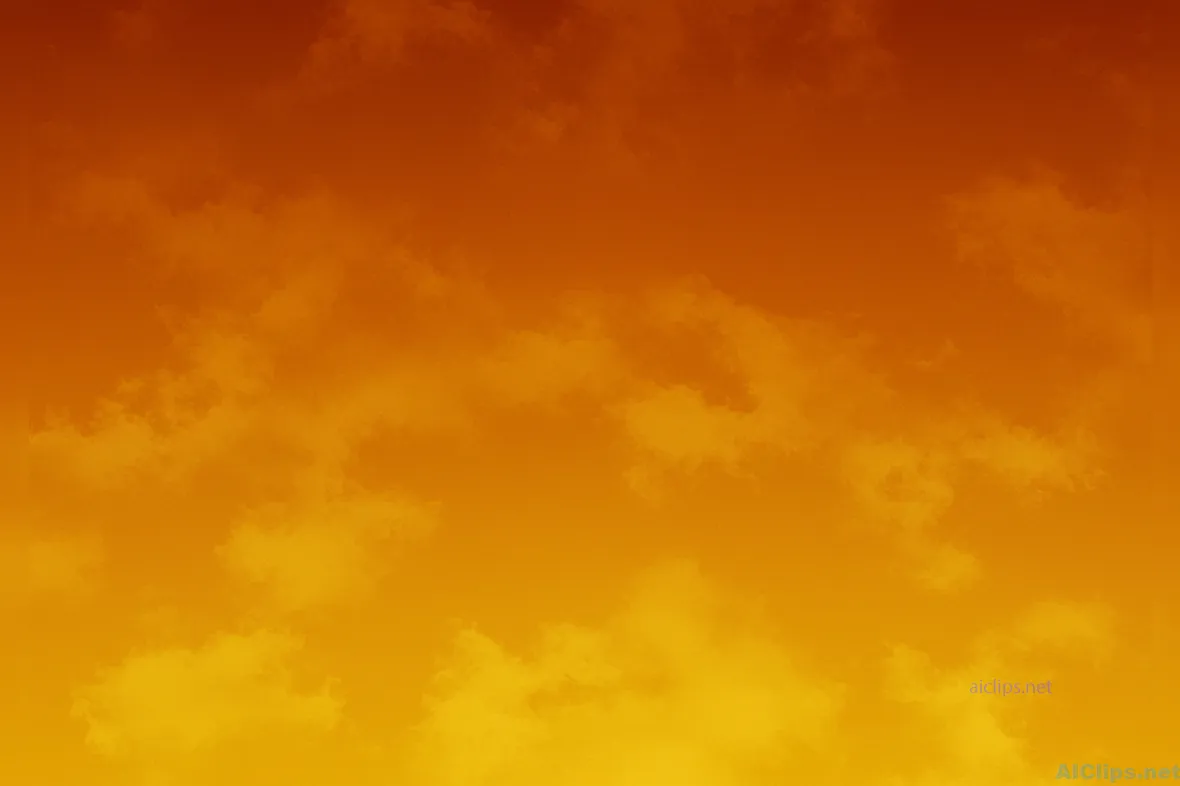 Vibrant Orange Cloud Background for Professional Uses