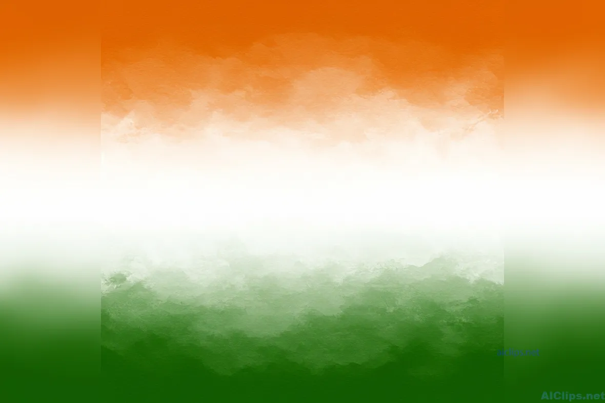 Vibrant Watercolor Background in Tricolor Theme