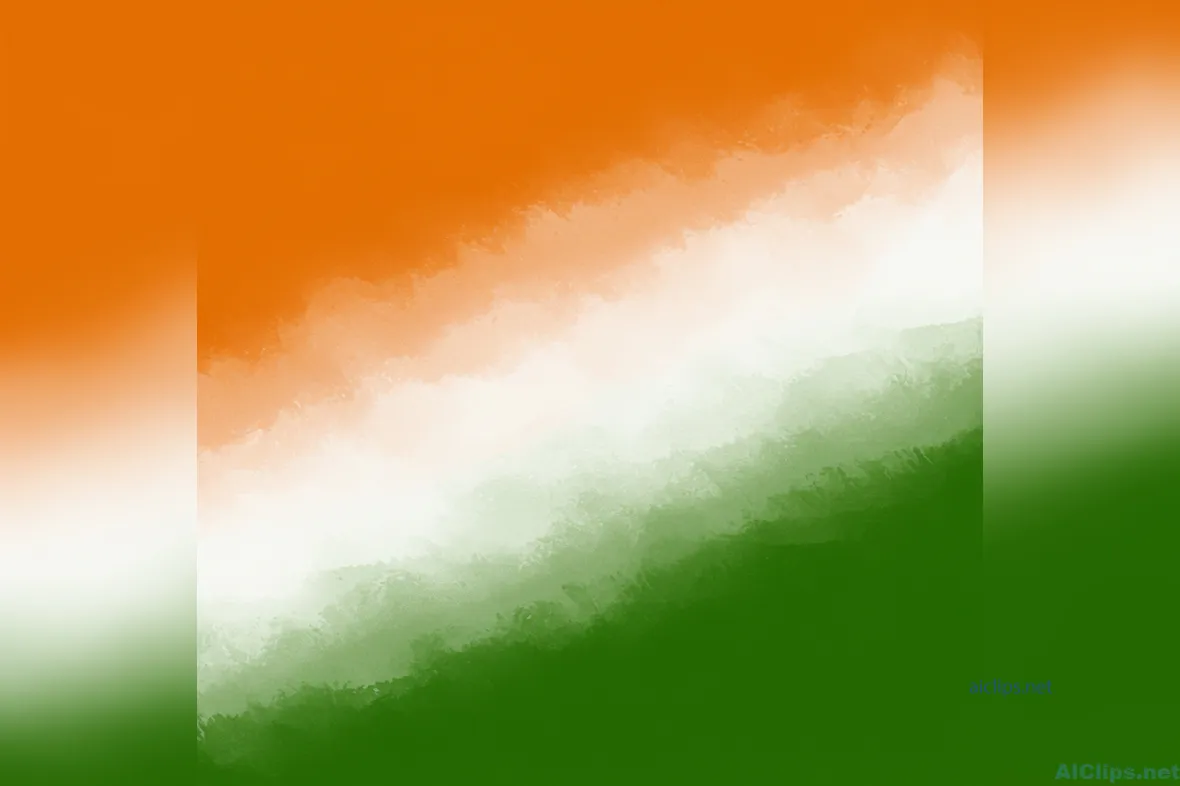Vibrant Abstract Indian Flag Background for Promotions