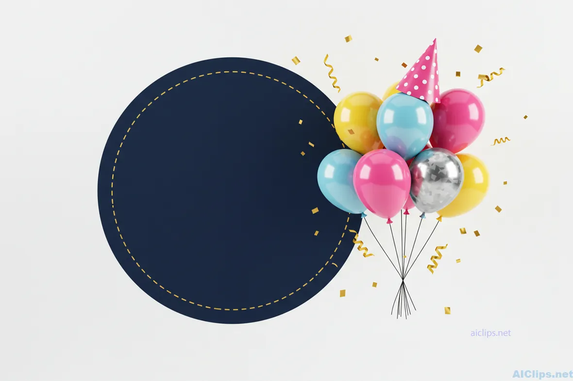 Festive Balloons and Party Decor for Celebrations