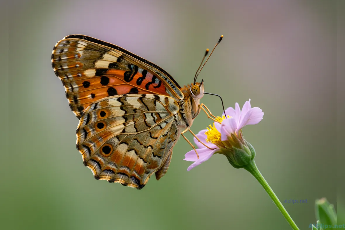 Colorful Butterfly on Flower - Nature Photography