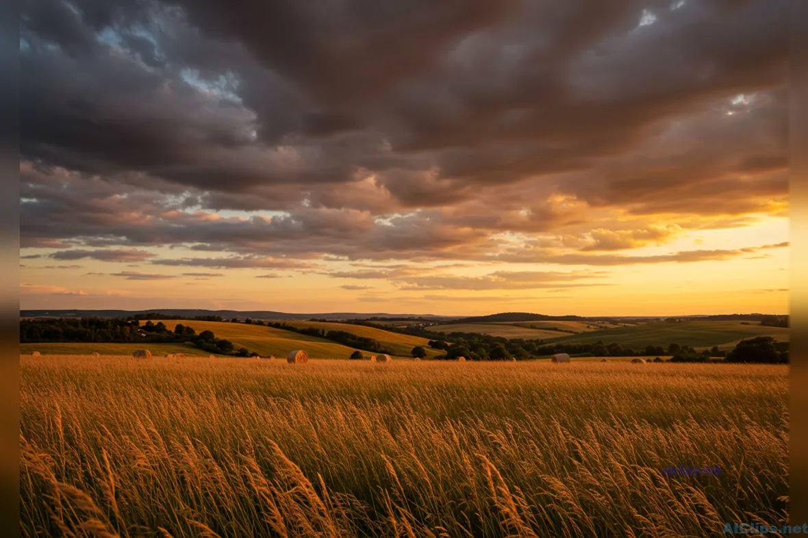 Calm Golden Hour Landscape Photography