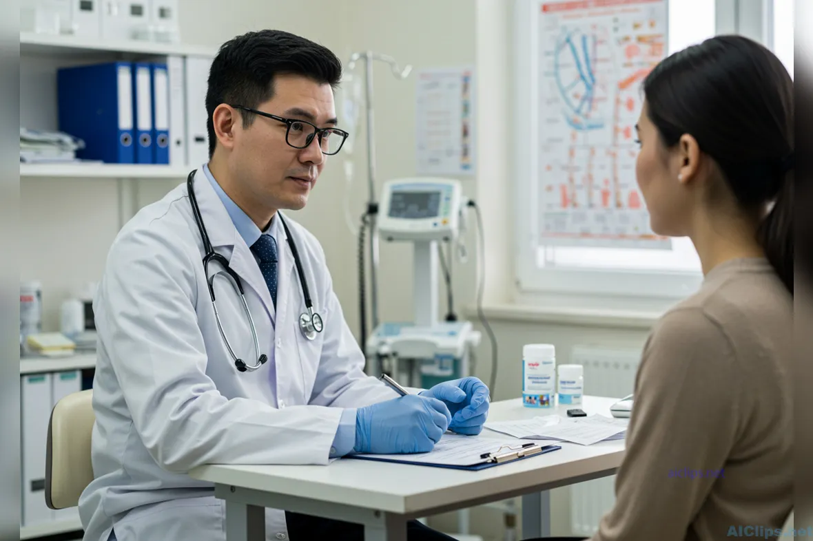 Doctor Consultation in Modern Healthcare Setting